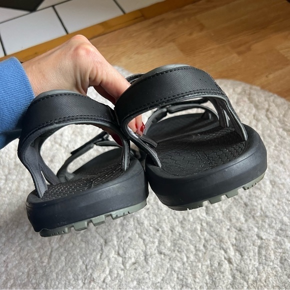 COLUMBIA Mens RIPTIDE II Black and Gray SANDALS Size 11 - Picture 7 of 11